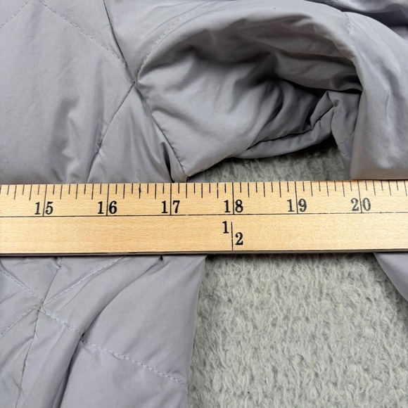 The North Face Miss Metro Down Parka Jacket Grey 550 Fill Hooded Womens Small - Picture 5 of 8